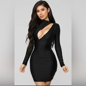 Fashion Nova only here tonight cut out dress